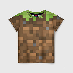 Детская футболка Minecraft камуфляж