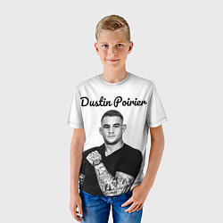 Футболка детская Dustin Poirier, цвет: 3D-принт — фото 2