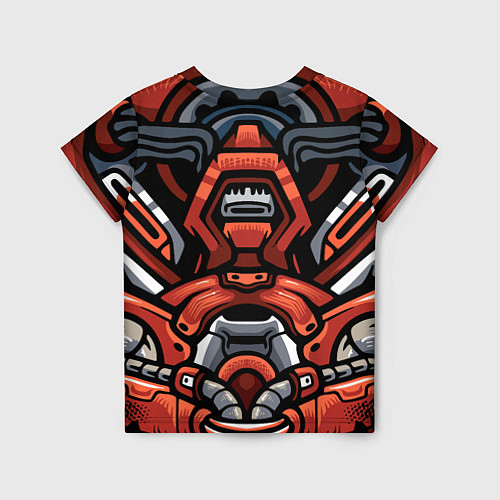 Детская футболка Cyber Samurai / 3D-принт – фото 2