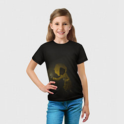 Футболка детская Little Nightmares В Темноте, цвет: 3D-принт — фото 2
