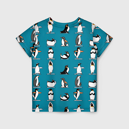 Детская футболка Пингвина на заярдке / 3D-принт – фото 2