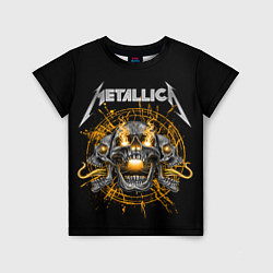 Футболка детская Metallica, цвет: 3D-принт