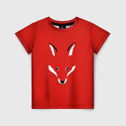 Футболка детская Fox minimalism, цвет: 3D-принт