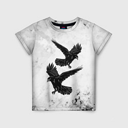 Футболка детская Gothic crows, цвет: 3D-принт
