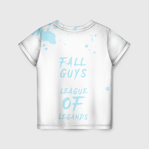 Детская футболка Fall guys x league of legands / 3D-принт – фото 2