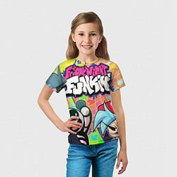 Футболка детская Friday night funkin, цвет: 3D-принт — фото 2