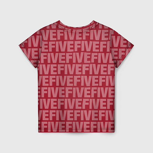 Детская футболка FIVE FIVE FIVE / 3D-принт – фото 2