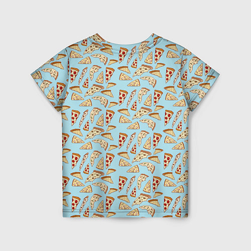 Детская футболка Кусочки Пиццы / 3D-принт – фото 2