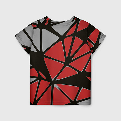 Детская футболка Треугольники / 3D-принт – фото 2