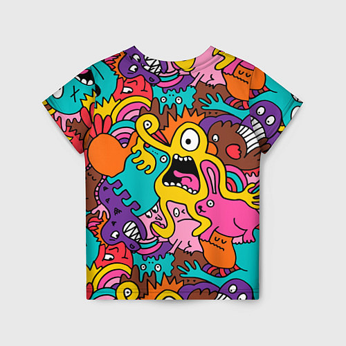Детская футболка Crazy abstraction / 3D-принт – фото 2