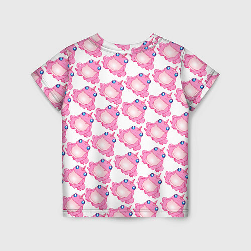 Детская футболка Сказочная розовая лягушка / 3D-принт – фото 2