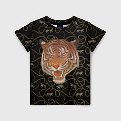 Детская футболка Морда тигра