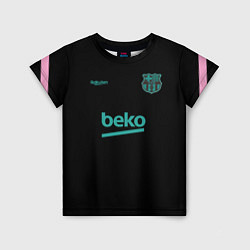 Футболка детская FC Barcelona Training shirt 202122, цвет: 3D-принт