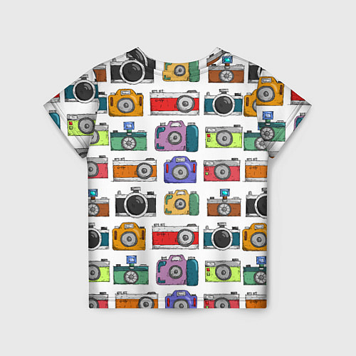 Детская футболка Фотоаппараты / 3D-принт – фото 2