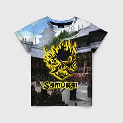Детская футболка SAMURAI & CYBERPUNK 2077
