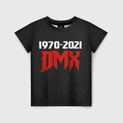 Футболка детская DMX 1970-2021, цвет: 3D-принт