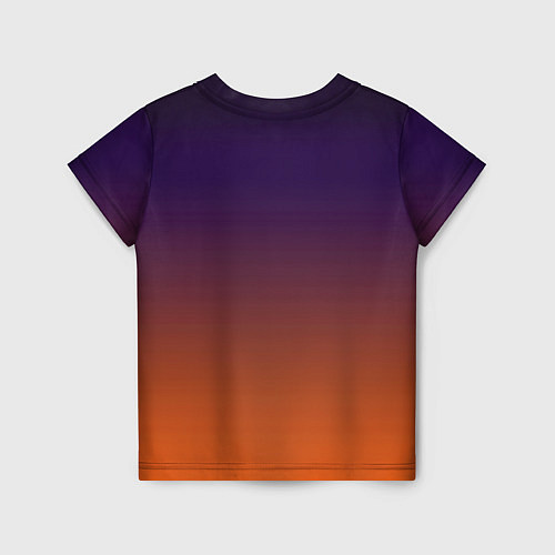 Детская футболка Сиреноголовый Хоррор Закат / 3D-принт – фото 2