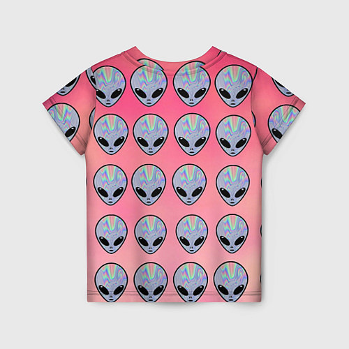 Детская футболка Гламурные пришельцы / 3D-принт – фото 2