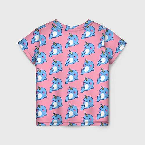 Детская футболка Дельфинчики Единорожки / 3D-принт – фото 2