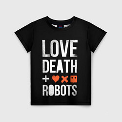 Футболка детская Love Death Robots, цвет: 3D-принт