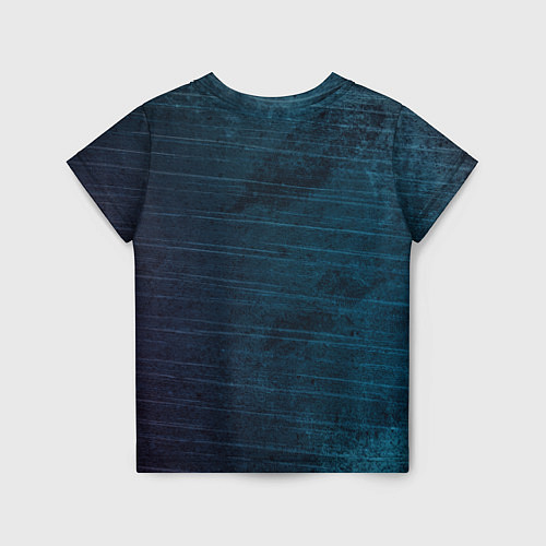 Детская футболка Texture Blue Ripples / 3D-принт – фото 2