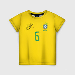 Футболка детская Р Карлос футболка сборной, цвет: 3D-принт