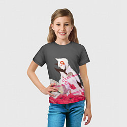 Футболка детская Flower Tomoe, цвет: 3D-принт — фото 2