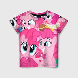 Футболка детская Pinkie Pie pattern, цвет: 3D-принт