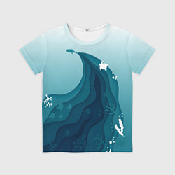 Футболка детская Морские жители, цвет: 3D-принт