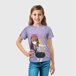 Футболка детская Девушки и Танки, цвет: 3D-принт — фото 2