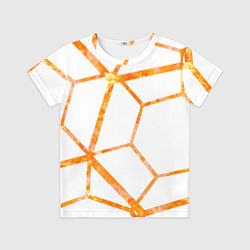 Футболка детская Hexagon, цвет: 3D-принт