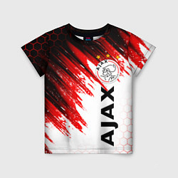 Футболка детская FC AJAX AMSTERDAM ФК АЯКС, цвет: 3D-принт