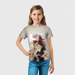 Футболка детская Gurren Lagann Kamina, цвет: 3D-принт — фото 2
