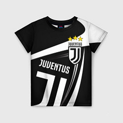 Футболка детская JUVENTUS ЮВЕНТУС ПОЛОСЫ, цвет: 3D-принт