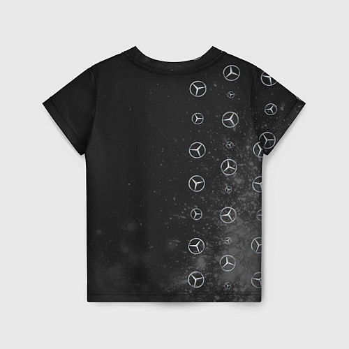 Детская футболка Мерседес - Взрыв Паттерн слева / 3D-принт – фото 2