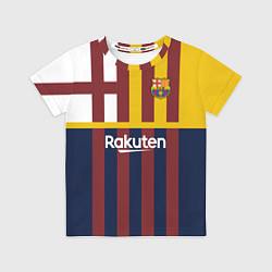 Футболка детская BARCELONA FC БАРСЕЛОНА ФК BARCA, цвет: 3D-принт