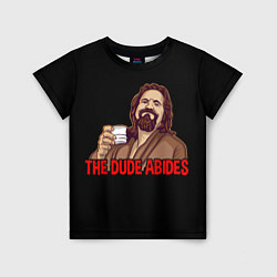 Футболка детская The Dude Abides Lebowski, цвет: 3D-принт