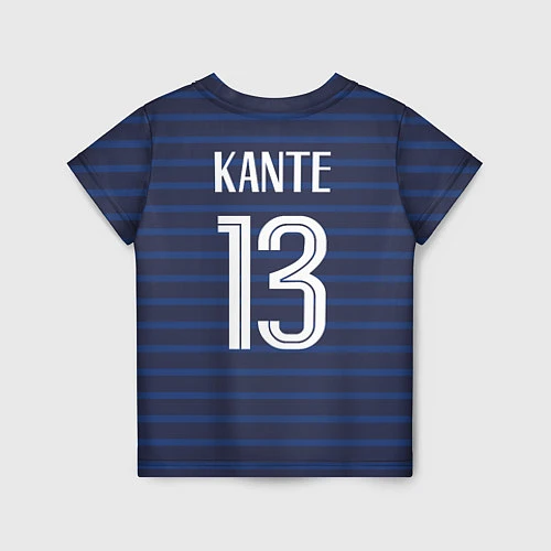 Детская футболка Канте в стиле формы Франции / 3D-принт – фото 2