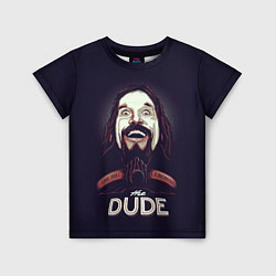 Футболка детская Большой Лебовский The Dude, цвет: 3D-принт