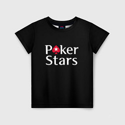 Футболка детская Poker Stars, цвет: 3D-принт