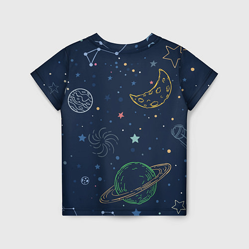 Детская футболка Космическая одиссея / 3D-принт – фото 2