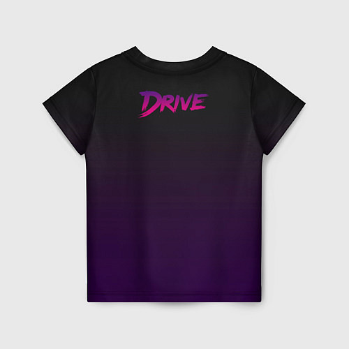 Детская футболка Drive - Retrowave / 3D-принт – фото 2