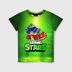 Футболка детская Плохиш Базз Buzz Brawl Stars, цвет: 3D-принт