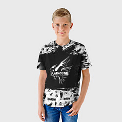 Футболка детская Старшая школа Карасуно, цвет: 3D-принт — фото 2