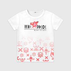 Футболка детская One Piece резиновый Луффи, цвет: 3D-принт