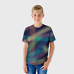 Футболка детская Разноцветная, цвет: 3D-принт — фото 2