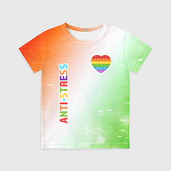 Детская футболка Pop It Anti Stress - Heart - Fire