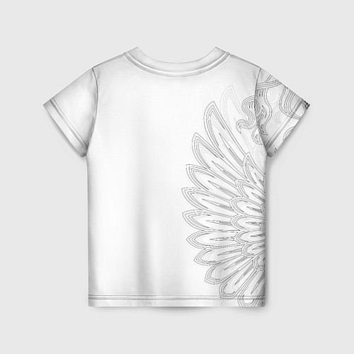 Детская футболка Russia MSKSide - Colorless / 3D-принт – фото 2