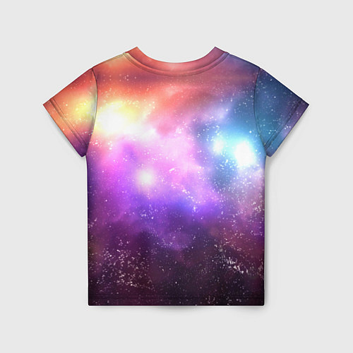 Детская футболка Космос, сияние и звезды / 3D-принт – фото 2
