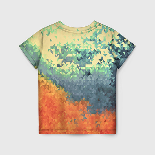 Детская футболка Стихия: лед и пламя / 3D-принт – фото 2